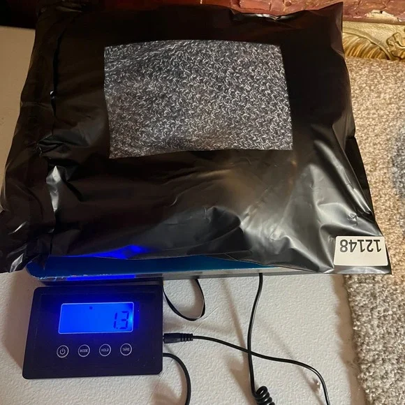 Abercrombie Fitch Knit Hoodie Mens L Blue White Speckled - Picture 7 of 7